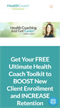 Mobile Screenshot of healthcoachsolutions.net